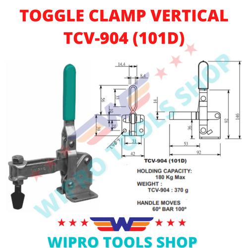 [EZM.1200381] WIPRO Toggle Clamp VERTICAL TCV-904 (101D)