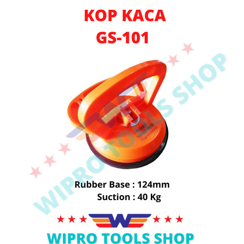 [EZM.1006373] WIPRO Kop Kaca / Suction Cup / Alat Angkat Kaca 1 Cup / 1 Kaki GS-101