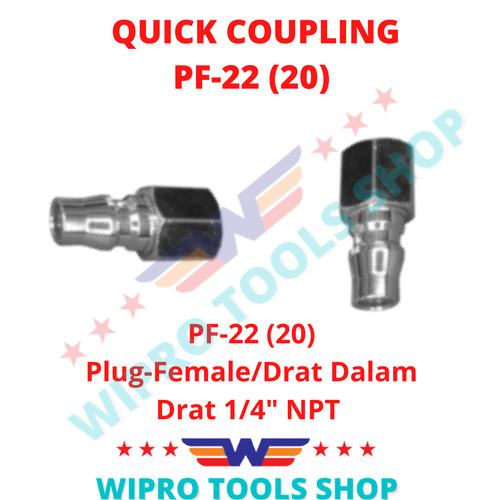 [EZM.1006377] Coupler / Quick Coupling / Sambungan Kompresor Angin PF, PH, PM
