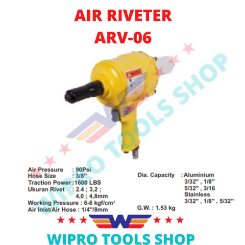 [EZM.1200435] WIPRO Tang Rivet Tenaga Angin / Air Riveter ARV-06, ARV-05