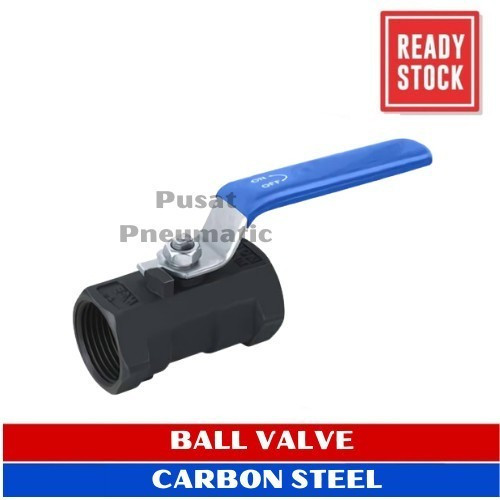 [EZM.9501913] 2" Stop Kran Ball Valve Carbon Steel Keran Air Size 2 Inch