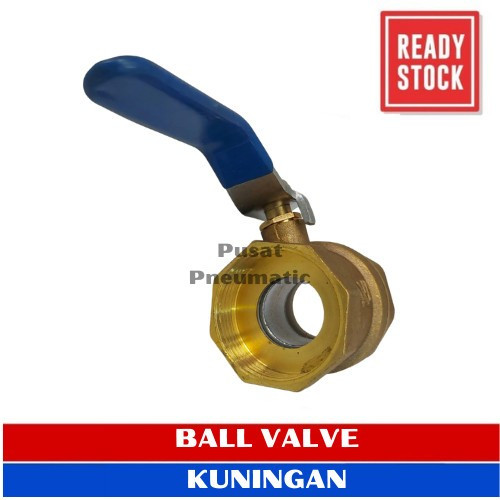 [EZM.9501967] 3/4" Stop Kran Ball Valve Kuningan / Keran Air Kuningan Size 3/4 Inch