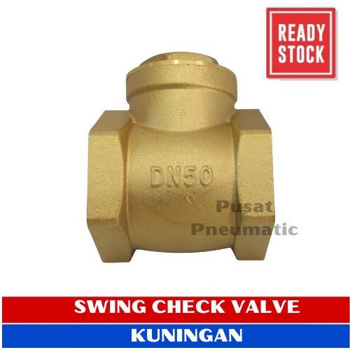 [EZM.9501970] 1" Swing Check Valve Kuningan Klep Tabok Size 1 Inch