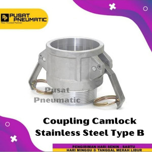 [EZM.9502063] 4" Coupling Camlock Stainless Steel Type B 400 Size 4 Inch