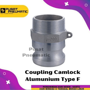 [EZM.9502112] 4" Coupling Almunium Camlock Alumunium Type F 400 Size 4 Inch