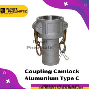 [EZM.9502116] 4" Coupling Almunium Camlock Alumunium Type C 400 Size 4 Inch