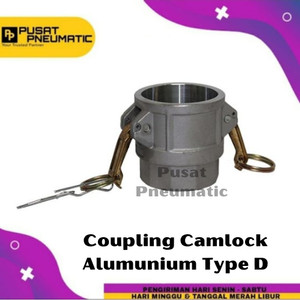 [EZM.9502122] 4" Coupling Almunium Camlock Alumunium Type D 400 Size 4 Inch