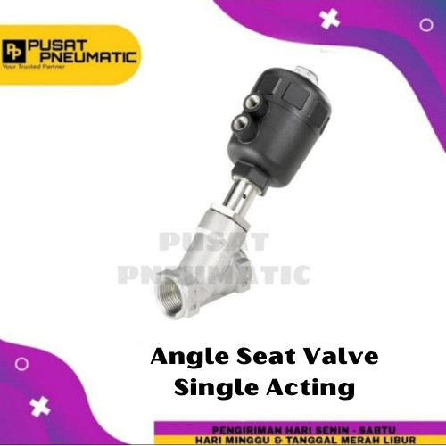 [EZM.9502159] 1" ANGLE SEAT VALVE / PISTON VALVE SINGLE ACTING SIZE 1 INCH