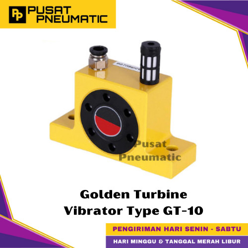 [EZM.9500175] GT 10 Pneumatic Vibrator Golden Turbine Type GT-10