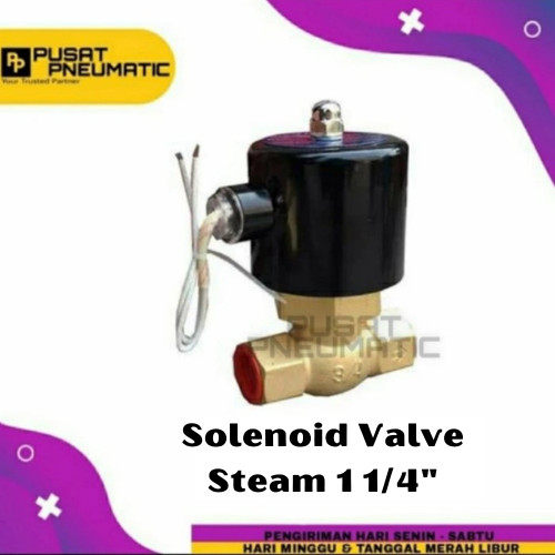 [EZM.9502268] 1 1/4" Selenoid Valve Steam 2 Way Solenoid Us 35 1 1/4"