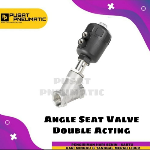 [EZM.9502270] ANGLE SEAT VALVE DOUBLE ACTING / PISTON VALVE DOUBLE ACTING