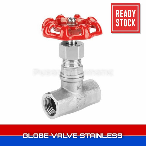 [EZM.9502351] 1" Globe Valve Drat Stainless Steel 316 1 inch