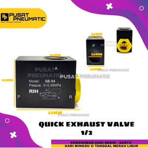 [EZM.9502367] QE 04 Pneumatic Quick Exhaust Valve Vent Valve Air Quick Exhaust QE-04