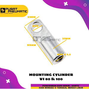 [EZM.9502408] VI-80 VI-100 Mounting Cylinder i VI 80 VI 100 Mounting i M20 x 1.5