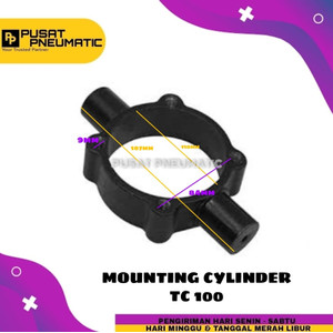 [EZM.9502411] TC 100 Mounting Cylinder Pneumatic Type TC-100