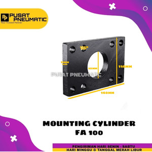 [EZM.9502417] FA 100 Mounting Cylinder Pneumatic Depan FA-100
