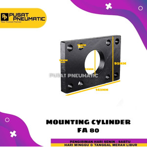 [EZM.9502418] FA 80 Mounting Cylinder Pneumatic Depan FA-80