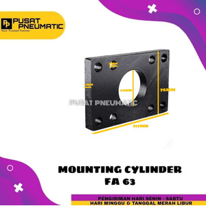 [EZM.9502419] FA 63 Mounting Cylinder Pneumatic Depan FA-63