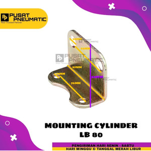 [EZM.9502424] Mounting Cylinder LB 80 Mounting Cylinder SC 80