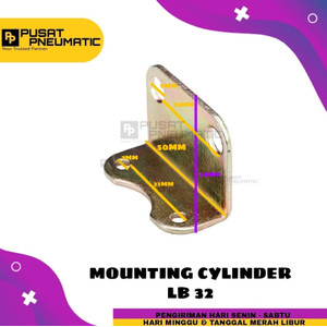 [EZM.9502428] Mounting Cylinder LB 32 Mounting Cylinder SC 32