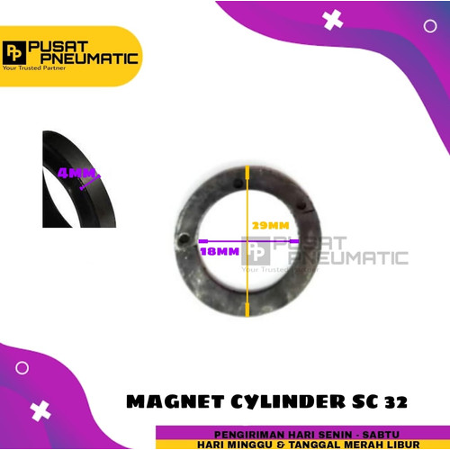 [EZM.9502441] Magnet Cylinder SC 32 / Magnet Cylinder Type SC-32
