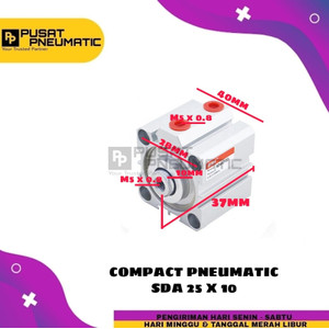 [EZM.9502467] PNEUMATIC COMPACT CYLINDER SD 25X10 / SDA 25 X 10