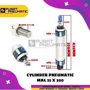 [EZM.9502515] MAL 25x300 CYLINDER PNEUMATIC MAL 25 X 300