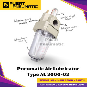 [EZM.9502590] AL 2000-02 LUBRICATOR PNEUMATIC 1/4" AL2000-02