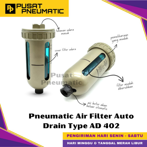 [EZM.9502591] HAD 402 FILTER AUTODRAIN / AUTO DRAIN FILTER 1/2" HAD402