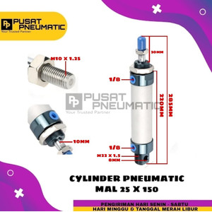 [EZM.9502631] MAL 25x150 CYLINDER PNEUMATIC MAL 25 X 150