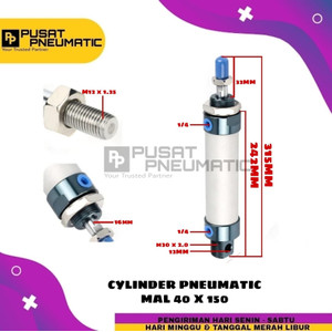 [EZM.9502632] MAL 40x150 CYLINDER PNEUMATIC MAL 40 X 150