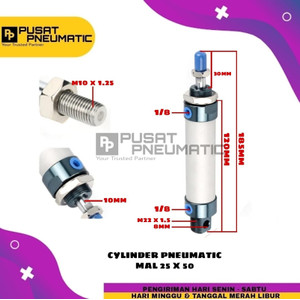 [EZM.9502635] MAL 25x50 CYLINDER PNEUMATIC MAL 25 X 50