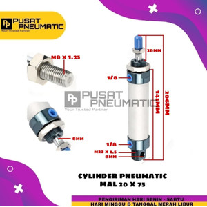 [EZM.9502646] MAL 20x75 CYLINDER PNEUMATIC MAL 20 X 75
