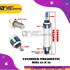 [EZM.9502657] MAL 32x75 CYLINDER PNEUMATIC MAL 32 X 75