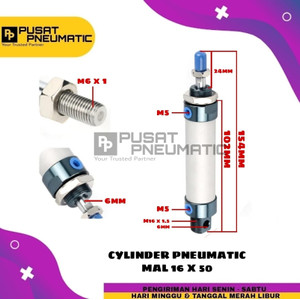 [EZM.9502661] MAL 16x50 CYLINDER PNEUMATIC MAL 16 X 50