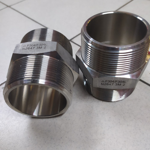 [EZM.9502714] Double Neple 2 Inch Stainless Steel 304L NPT Class 3000