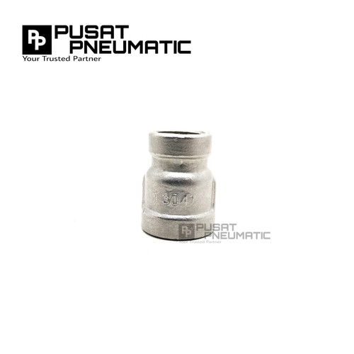 [EZM.9502815] Reducer Stainless steel 1 1/2" (Female) x 1" (female)