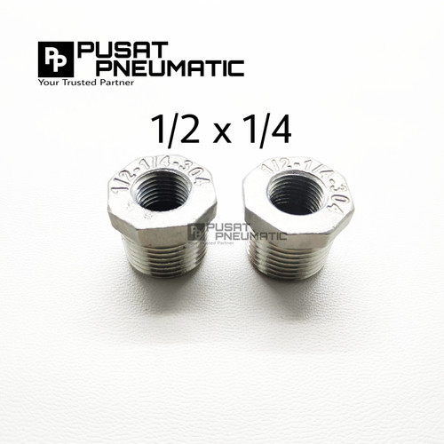 [EZM.9502819] Vlock Ring / Bushing Stainless steel 1/2" (Male) x 1/4" (Female)