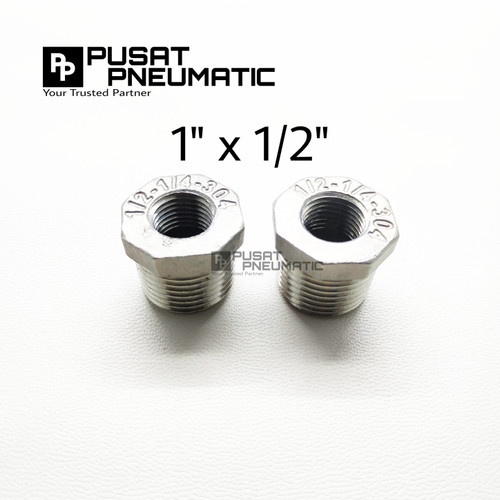 [EZM.9502823] Vlock Ring / Bushing Stainless steel 1" (Male) x 1/2" (Female)
