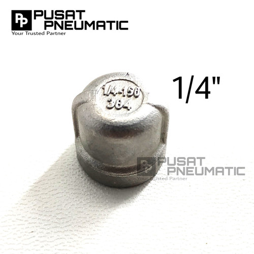 [EZM.9502831] Cap / Dop Stainless steel 304 1/4"