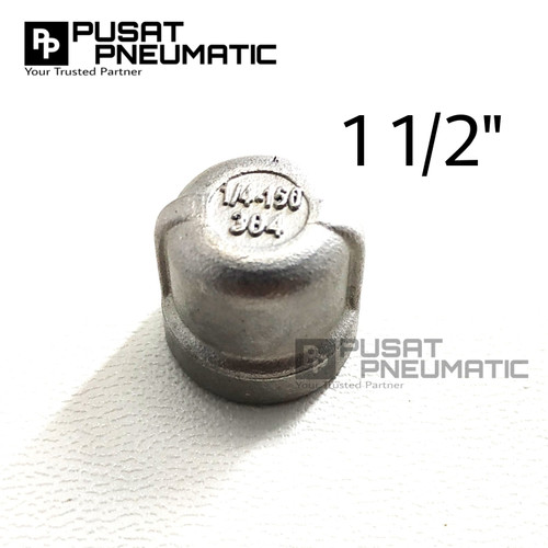 [EZM.9502837] Cap / Dop Stainless steel 304 1 1/2"