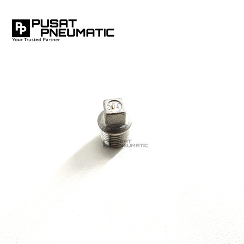 [EZM.9502840] Plug / Square Plug Stainless steel 304 3/8"
