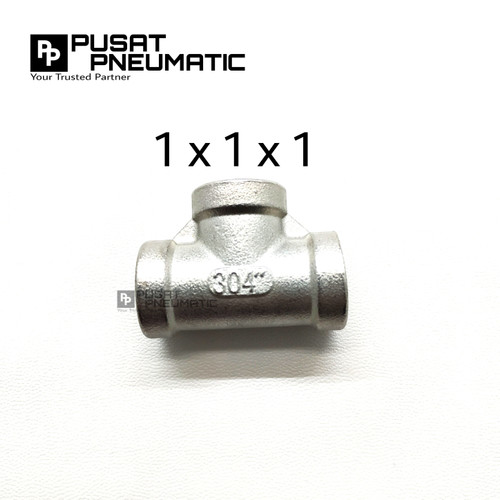 [EZM.9502868] Tee / Straight Tee Stainless steel 304 1"