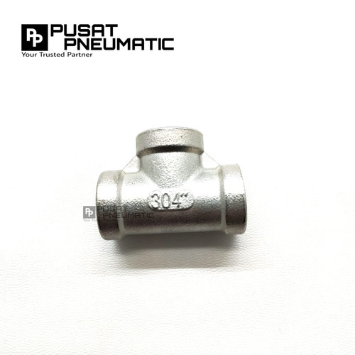 [EZM.9502872] Tee / Straight Tee Stainless steel 304 2 1/2"