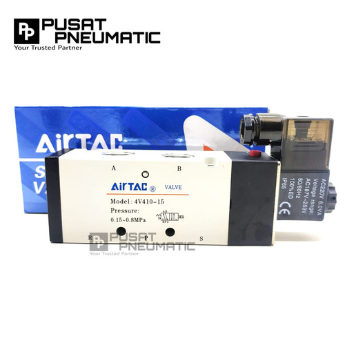 [EZM.9502982] Solenoid valve 4v410 15 Airtac 12v dc/ 110v ac