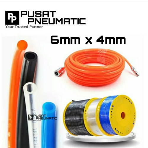 [EZM.9502989] Selang Pu (PolyUrethane) OD 6 x ID 4 Pneumatic (Meteran)