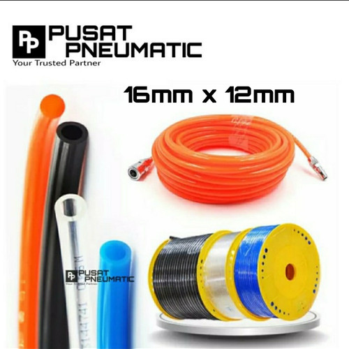[EZM.9503001] Selang Pu (PolyUrethane) OD 16 x ID 12 Pneumatic