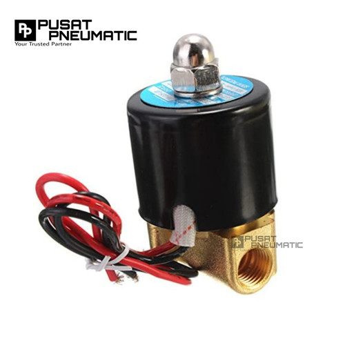 [EZM.9503009] Solenoid Valve 2 way 2w-025-08 1/4" ac 220 / dc 24