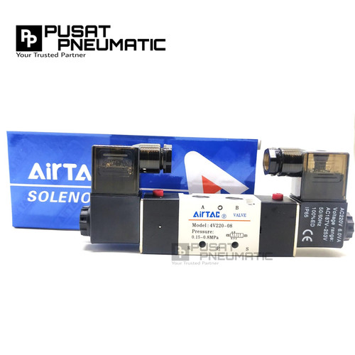[EZM.9503062] Solenoid Valve 4v420 15 Airtac 220v ac / 24v dc