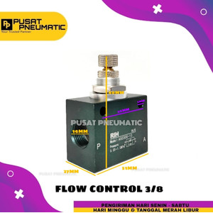 [EZM.9503141] Flow Control Pneumatic Drat 3/8"